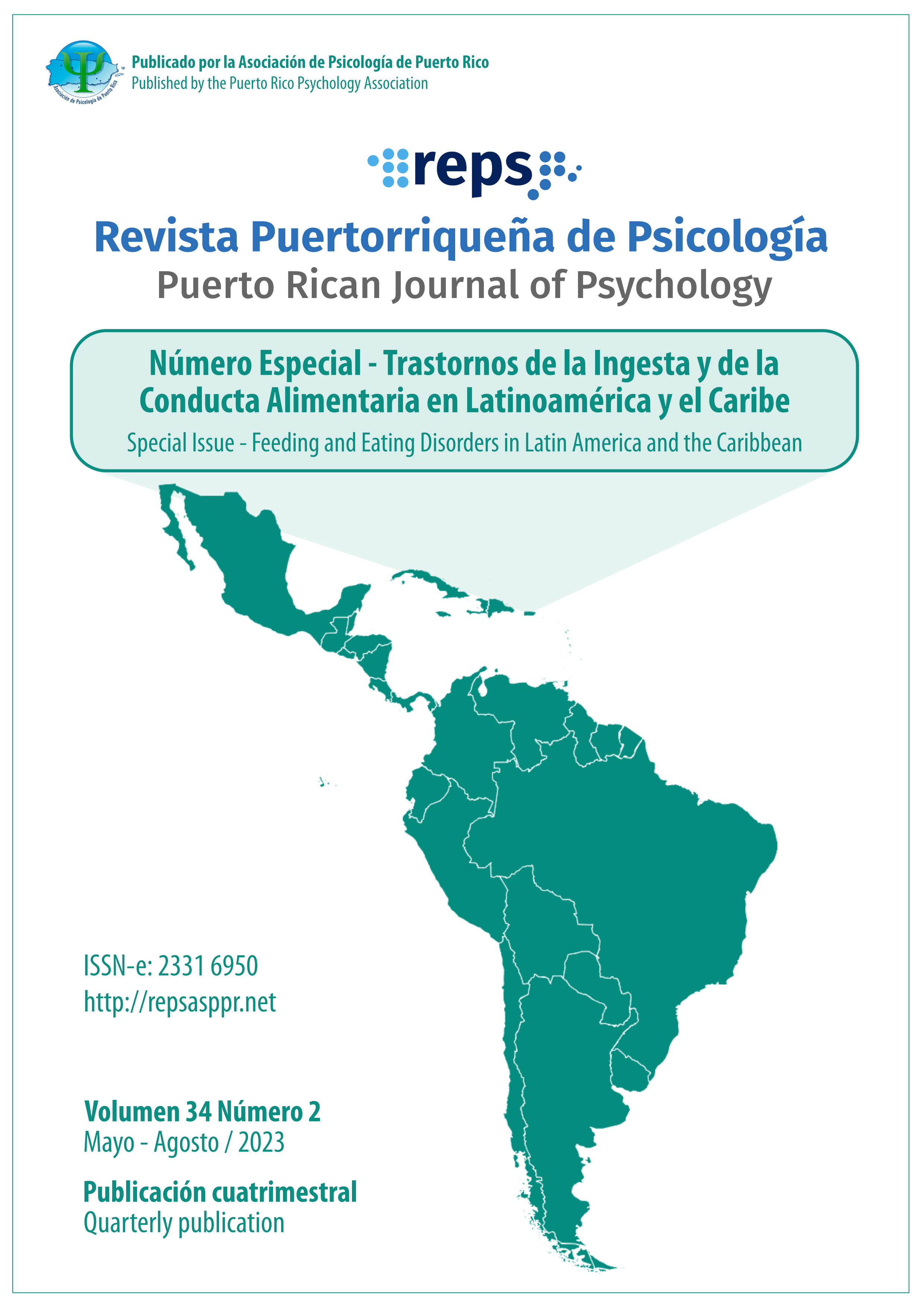 					Ver Vol. 34 Núm. 2 (2023): Trastornos de la ingesta y de la conducta alimentaria en Latinoamérica y el Caribe
				